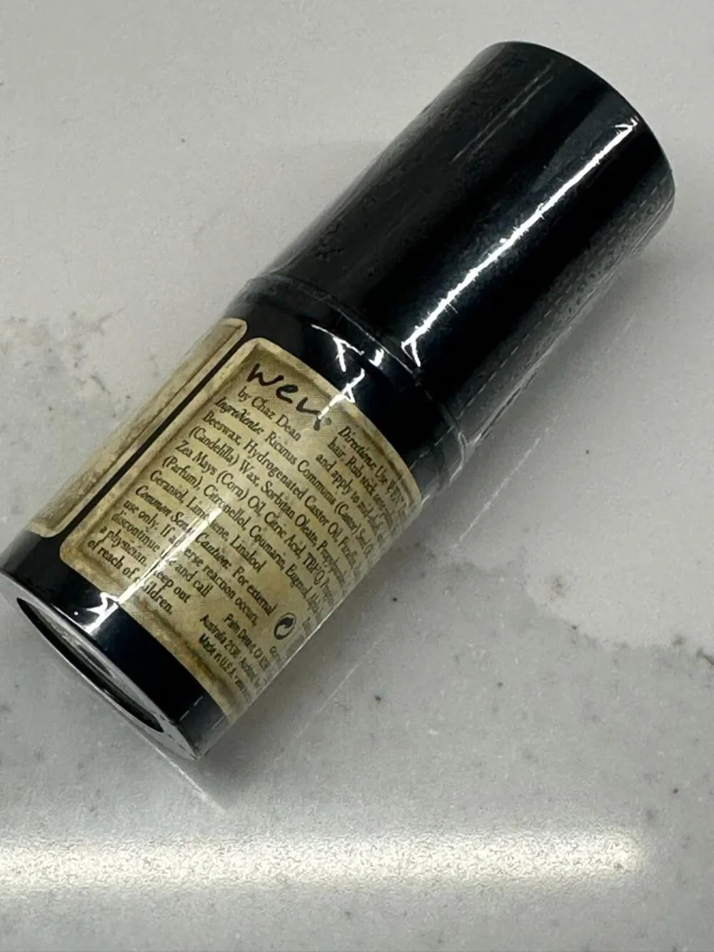 NEW & SEALED WEN by Chaz Dean Texture Balm Sweet Almond Mint 0.35 OZ / 10 g